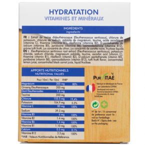 Hydratation ingrédients