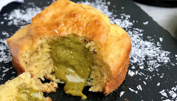 Muffin Protéiné Vanille Cœur Pistache