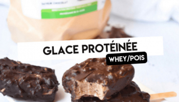 Glace protéinée à la Whey Pois Chocolat