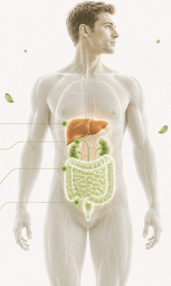 Action de DETOX sur le corps