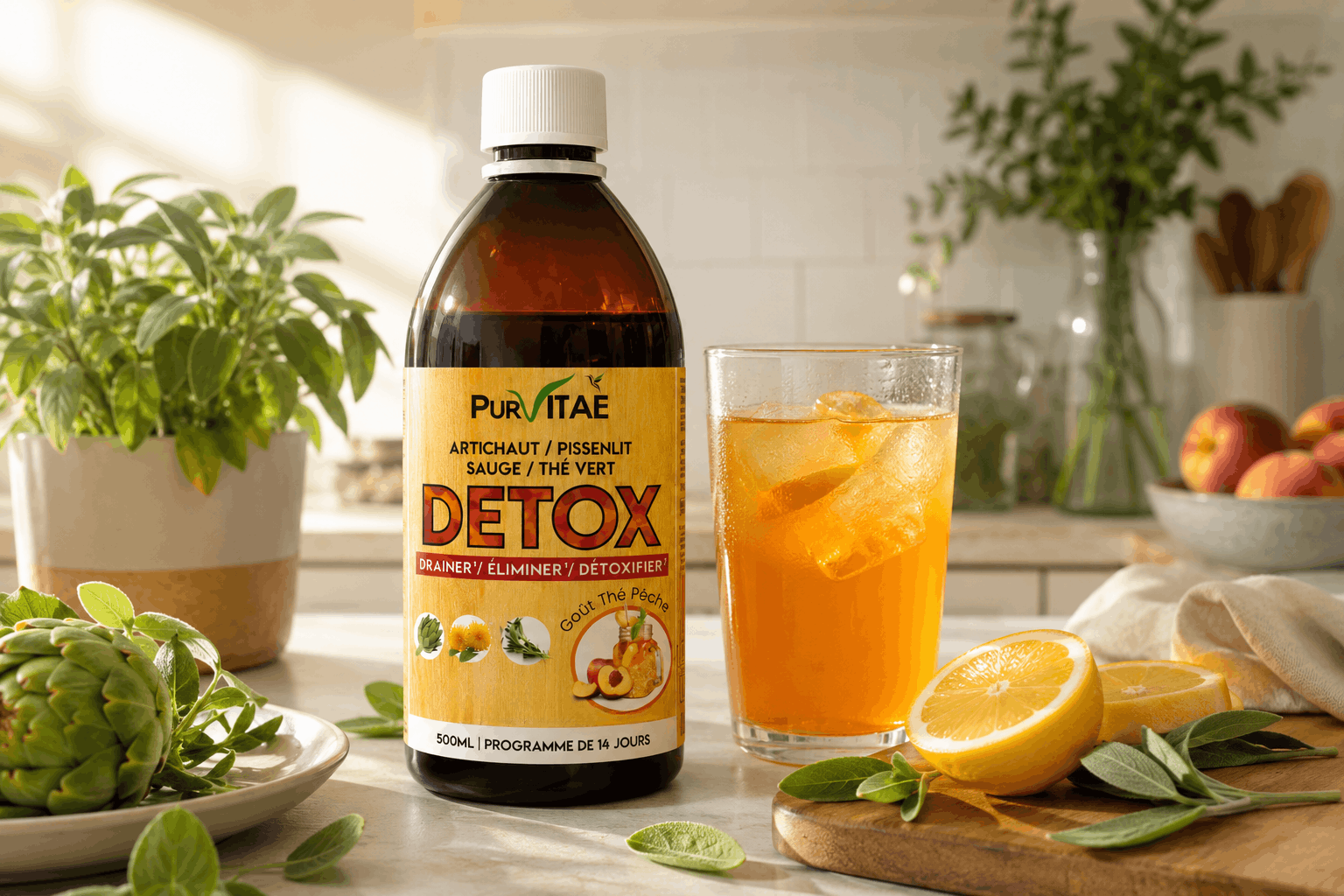 Pur Vitaé Detox en cuisine