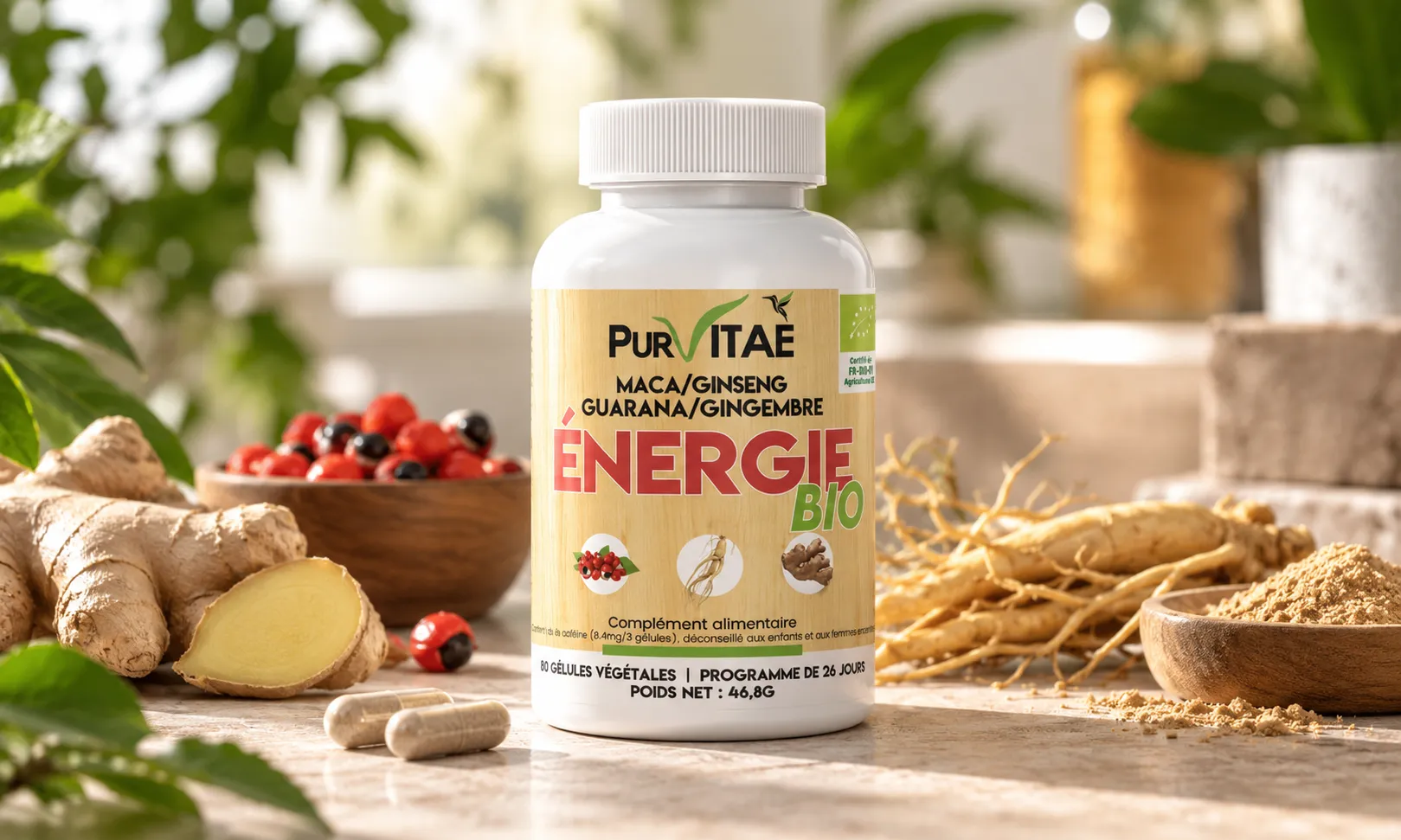 Énergie et vitalité Pur Vitaé
